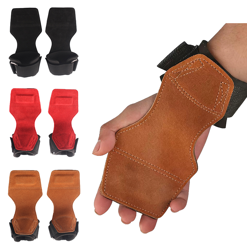 Crossfit Lifting Gear - Thick Leather Weight Lifting Glove, Palm