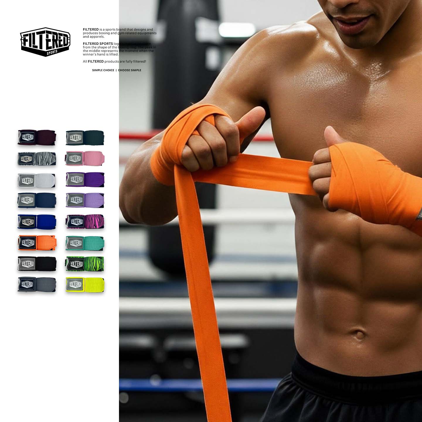 Wrist Wrap Support - 3m & 5m Professional Boxing Hand