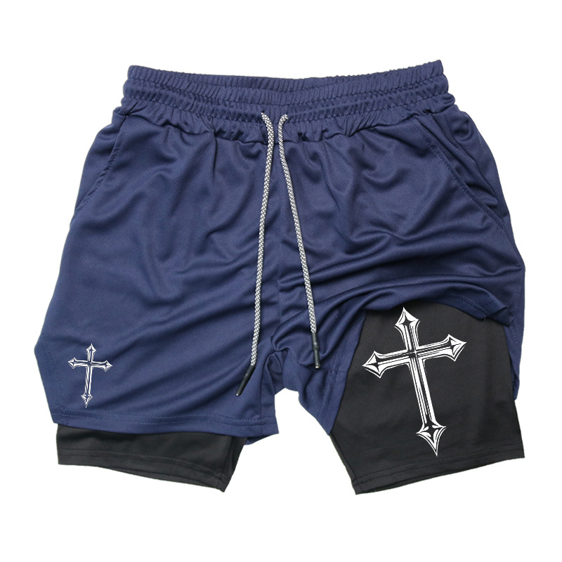 Cross Print 2-in-1 Workout Run - đánh giá và giá Crossfit Gear For Men