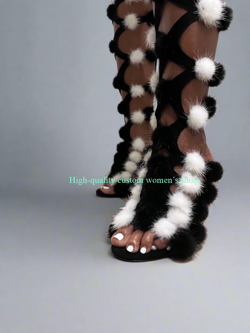 Pointed Toes White Pom-Pom Dec - đánh giá và giá Crossfit Outfit