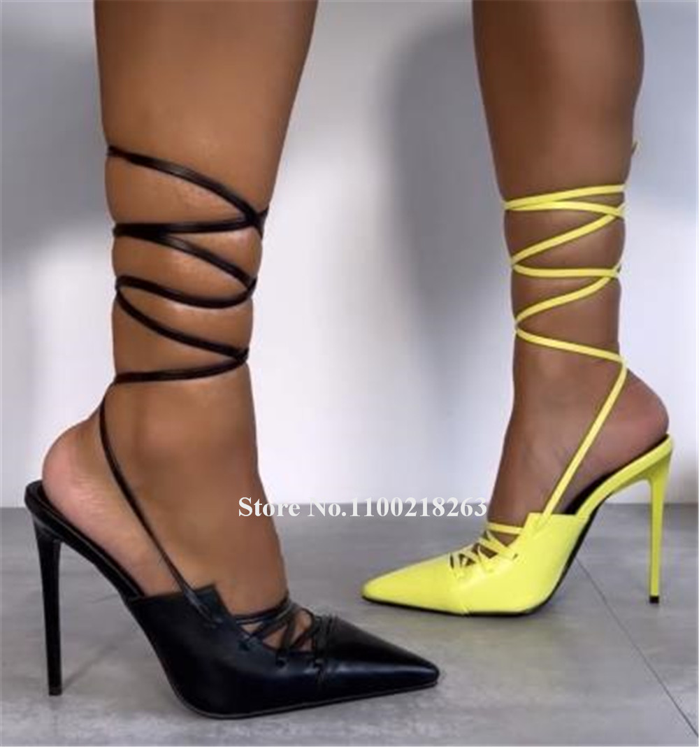 Lace-up Thin Heel Sandals Newe - đánh giá và giá Crossfit Outfit