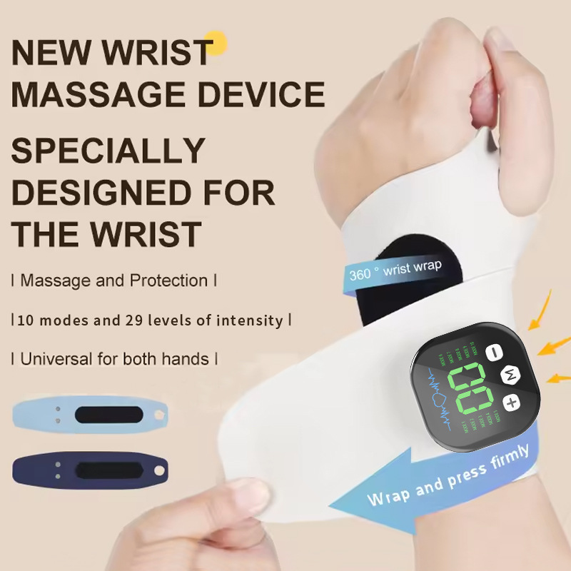 Electric Hand Massager EMS Mic - đánh giá và giá Wrist Wrap Support