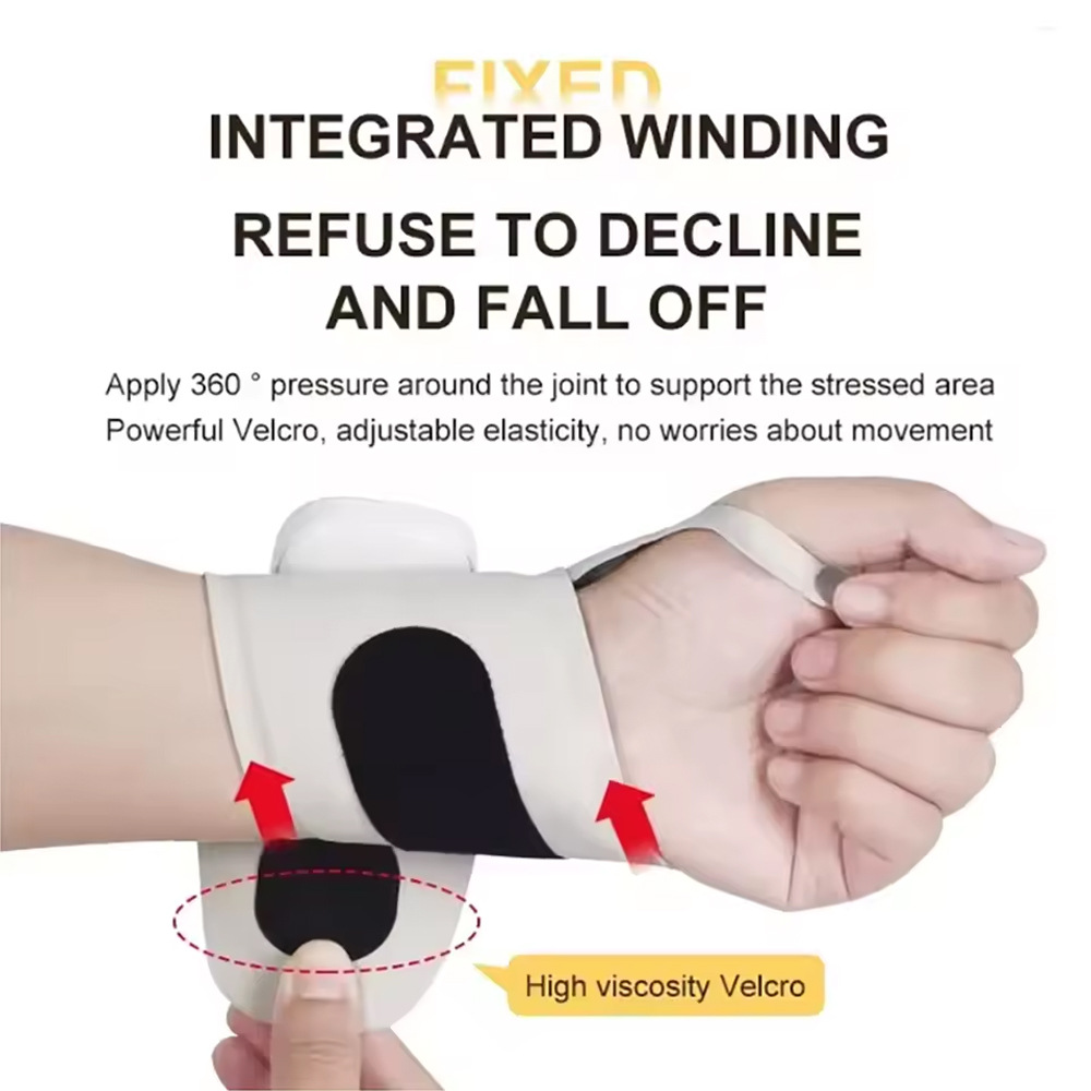 Electric Hand Massager EMS Mic - đánh giá và giá Wrist Wrap Support